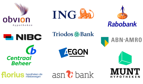 Onze hypotheekverstrekkers